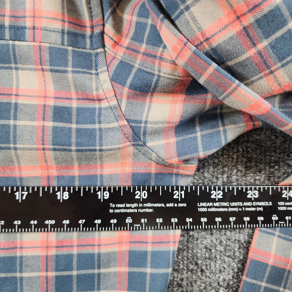 Mountain Hardwear Mens Plaid Gorpcore Outdoor Trail Hiking Flannel Shirt Size M - Picture 8 of 11